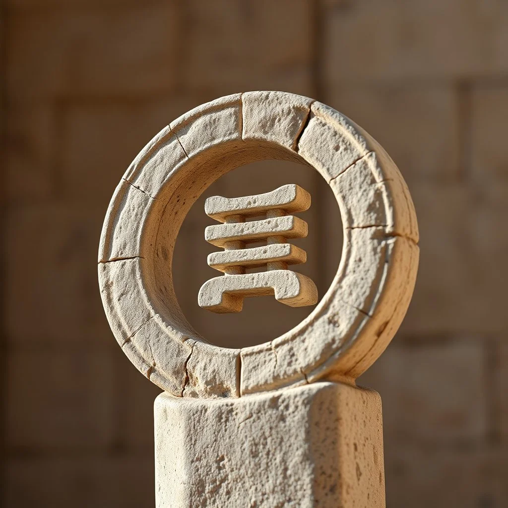 A statue of an old Egyptian symbol Represented by an unbroken circle of ancient stone, etched with the symbol ∞, HOLD embodies patience, long-term vision, and unwavering conviction. Its holders are not speculators — they are stewards of time. Every HOLD token is minted only through sustained commitment: no mining, no hype, no flash sales. Only those who choose to hold — for days, months, years — earn its true value