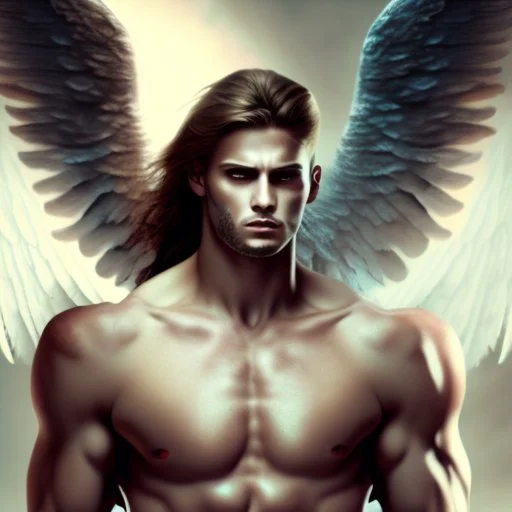 A male warring angel