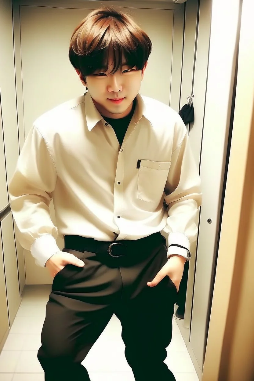 jungkook with poop in his pants