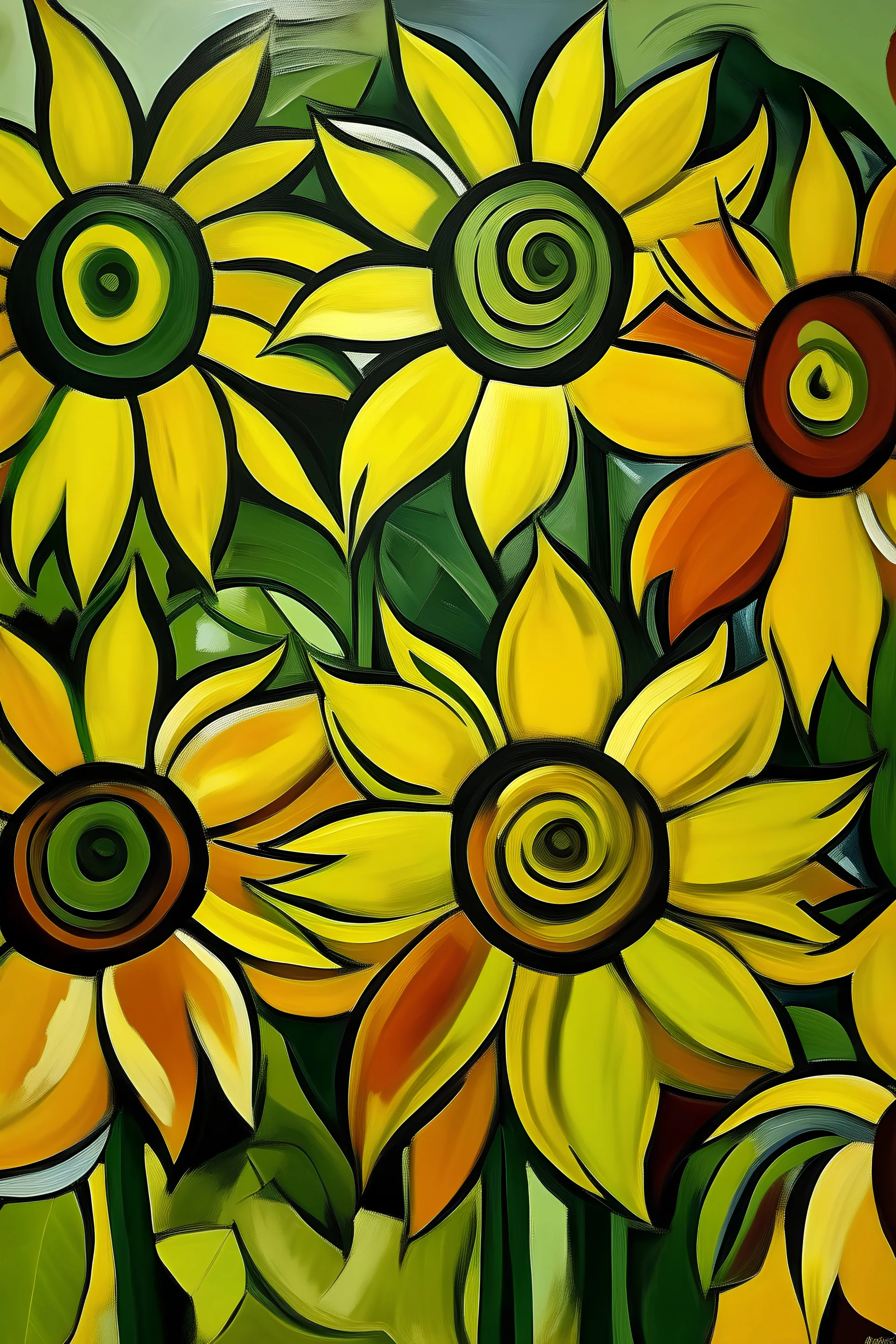 Picasso girasoles