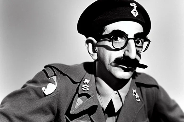 groucho marx as a wwii soldier