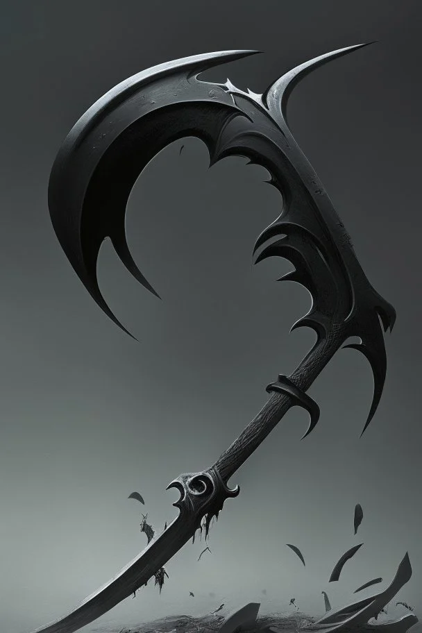 black big scythe