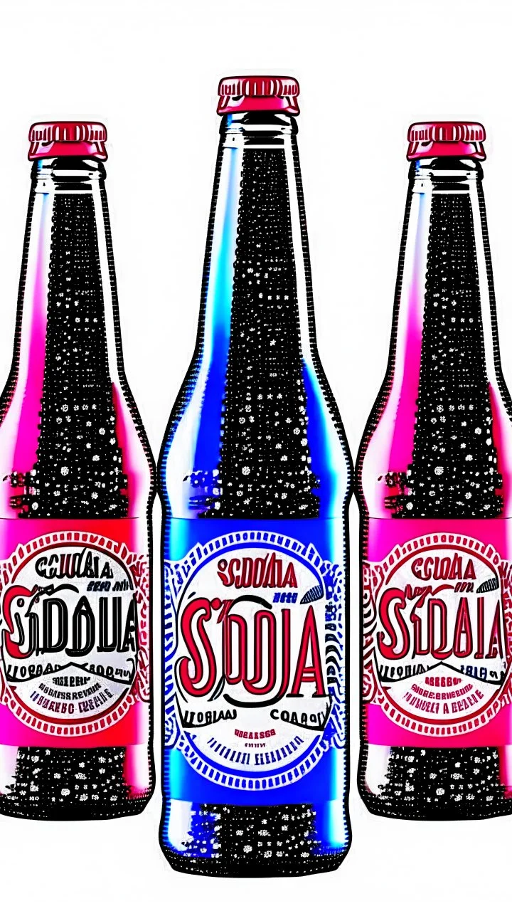 Soda label design