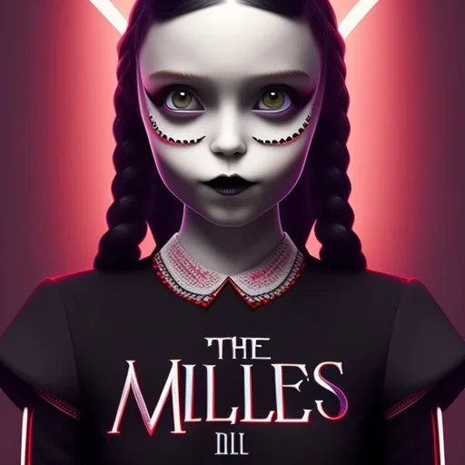 wednesday addams rolünde oynayan jenna ortega netflix dizisi 2022