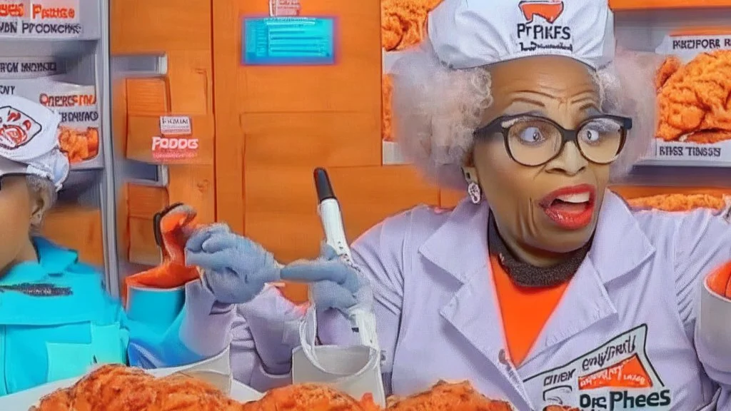 teams of scientists try to translate crazy lady's complaints about popeyes chicken