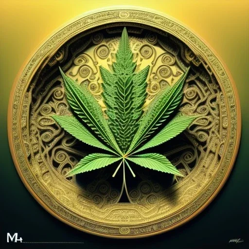 3d marijuana leaf, beautiful rich, detailed yin and yang symbol, shiny, intricate, gorgeous, ultrafine detail, hyperrealism, trending , sharp focus, intricate details, highly detailed, glowing, glitter, complementary colours