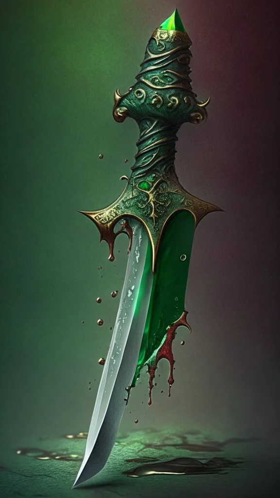 dagger covered in poison