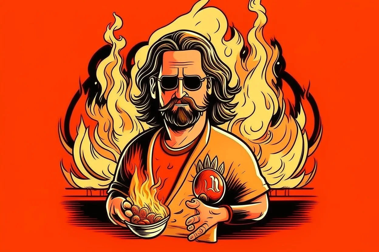 the big lebowski firestarter cartoon