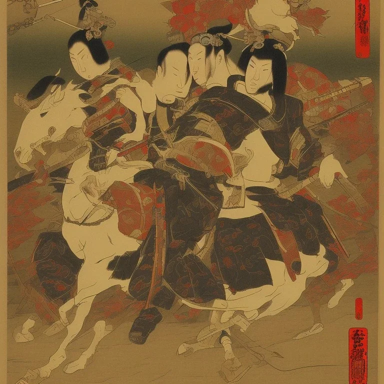 Samurai Japanese Ukiyo-e