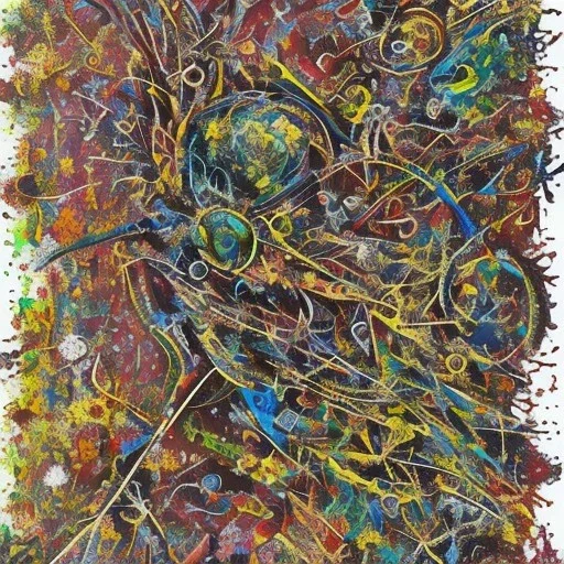 style Jackson Pollock,