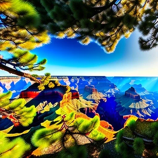 Grand Canyon National Park, Arizona,aerial view,extremely detailed digital painting, high resolution,8k, realistic, beautiful, volumetric lighting, mystical colors ,perfectly centered image, perfect composition, rim light, beautiful lighting,masterpiece, stunning scene, raytracing, anatomically correct, in the style Van Gogh and robert e howard and Ken Kelley and Ohrai Noriyoshi and Simon Bisley and tomzj1.