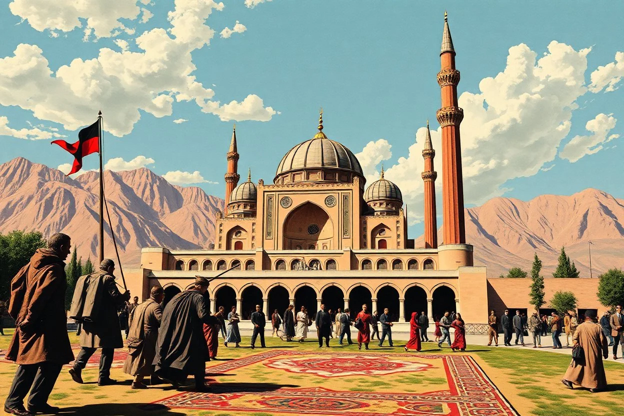 pop art Iran - the great game Iran’s history is a patchwork of empires, invasions, cultural renaissances,