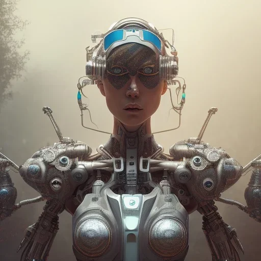 full body cyborg| full-length portrait| detailed face| symmetric| steampunk| diselpunk| cyborg| intricate detailed| to scale| hyperrealistic| cinematic lighting| digital art| concept art| unreal engine 5