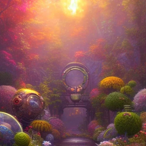 pixar style, volumetric summer garden environment and background, hyper realistic painting of best 3d puffer steampunk Nike sneaker, looking excited, volumetric lighting, dramatic lighting, detailed digital painting, anime, ornate, colour-saturated colors, chaotic, small minutiae, tiny features, particulars, centered, smooth, sharp focus, renderman gofur render, 8k, uhd, detailed eyes, realistic shaded volumetric lighting, sunlight caustics, backlight, centered camera view