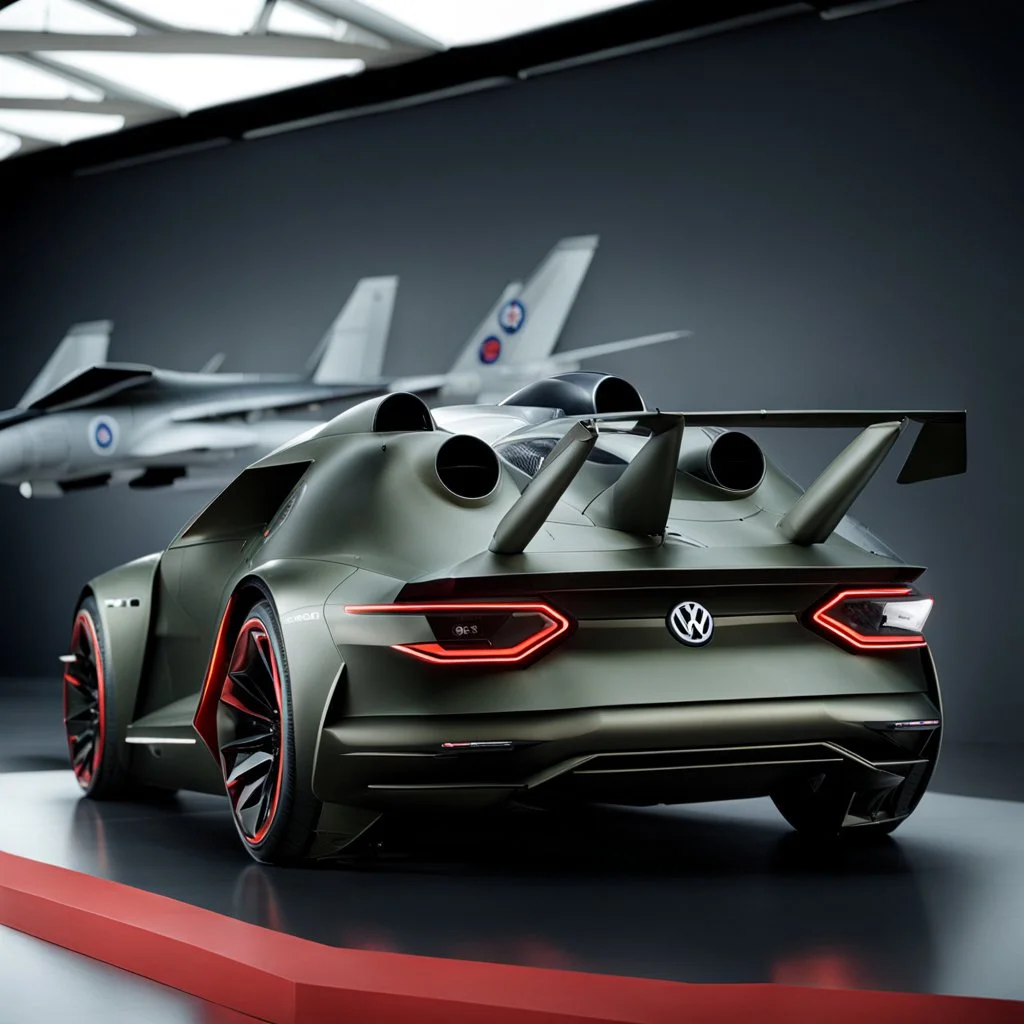 a military fighter jet designed by volkswagen \