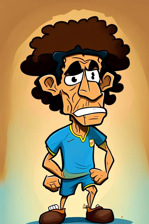 Darwin Nunez Footballer ,cartoon 2d