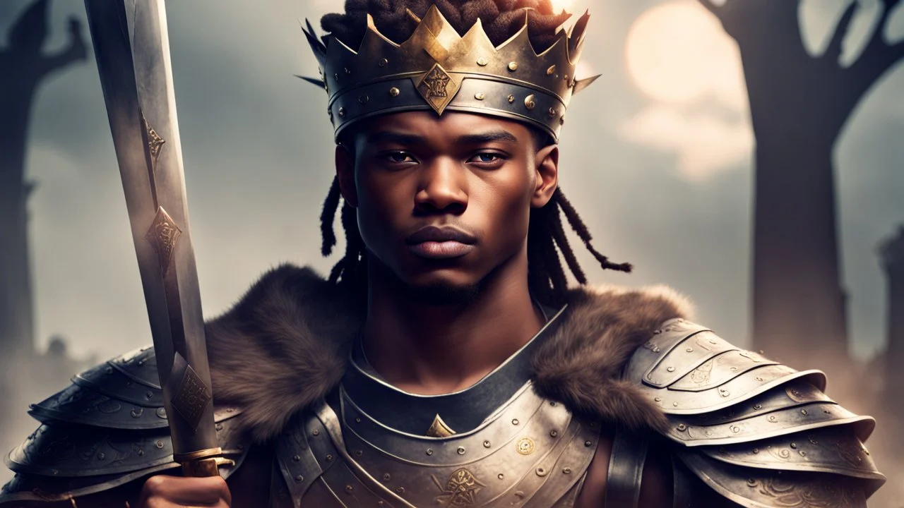 young man warrior king