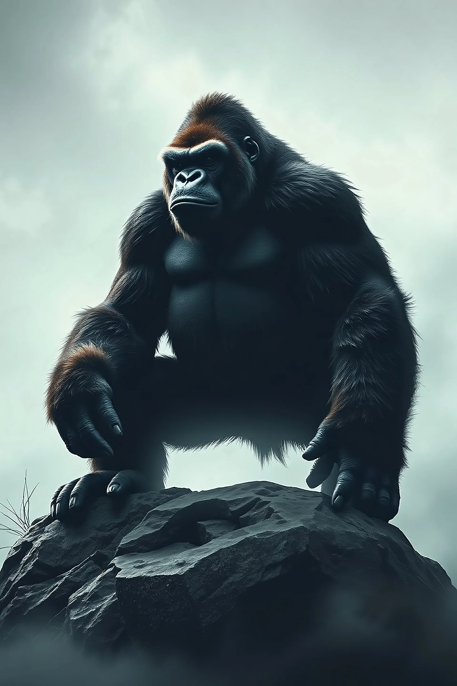 17. Stay mysterious: Mystery hmakes others wonder about you, This puts you in a position of power.King Kong standing on the rock