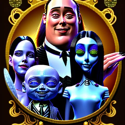 Addams family, robot version