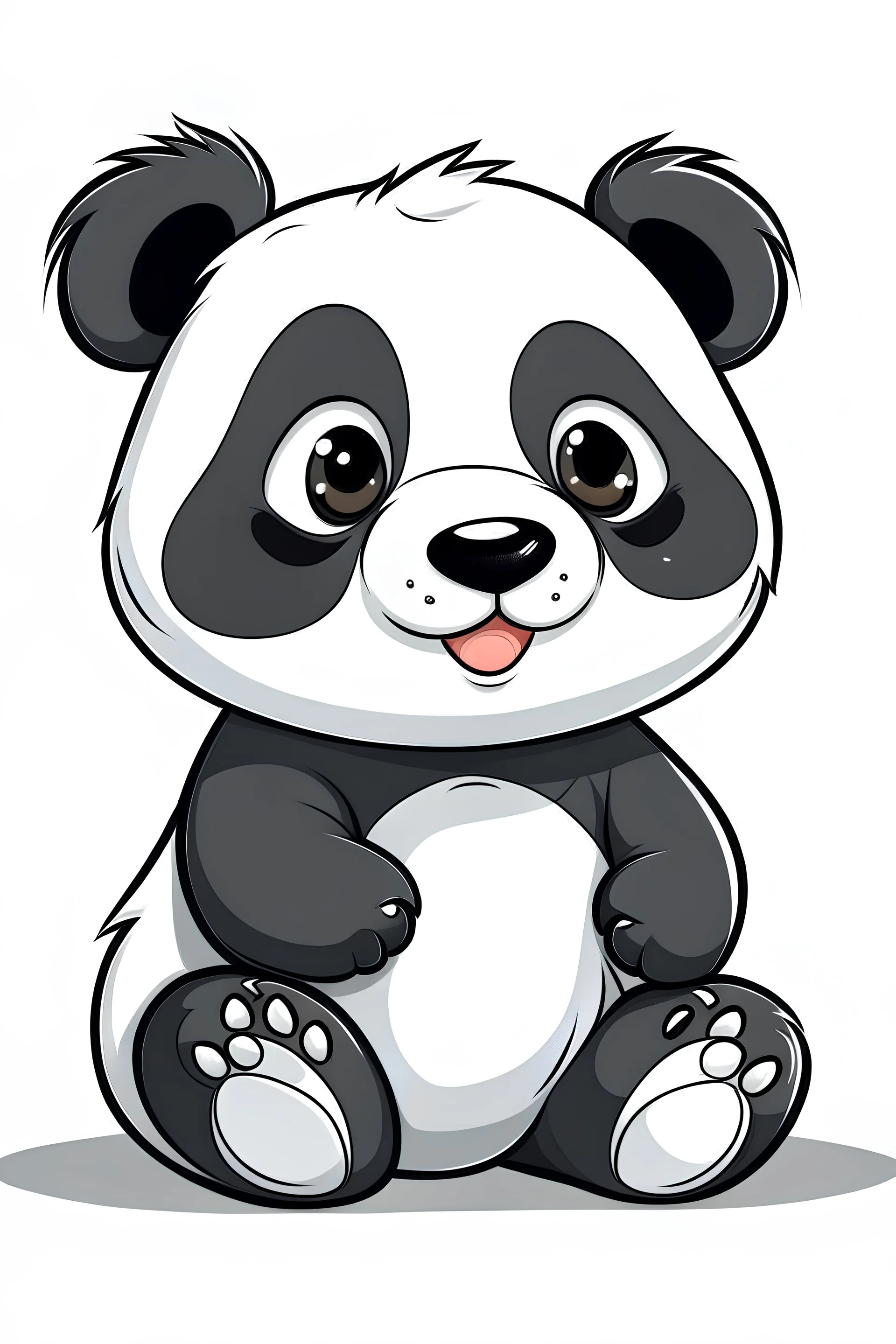 cartoon panda