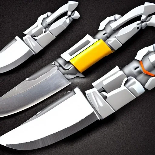 futuristic robot knife