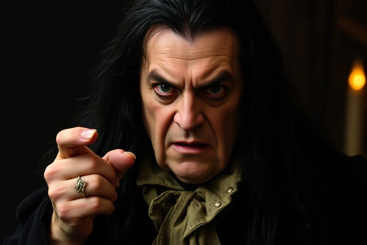 Grima Wormtongue looking like he did in the movie LOTR.