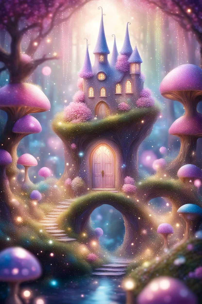 Glittery fairy land.