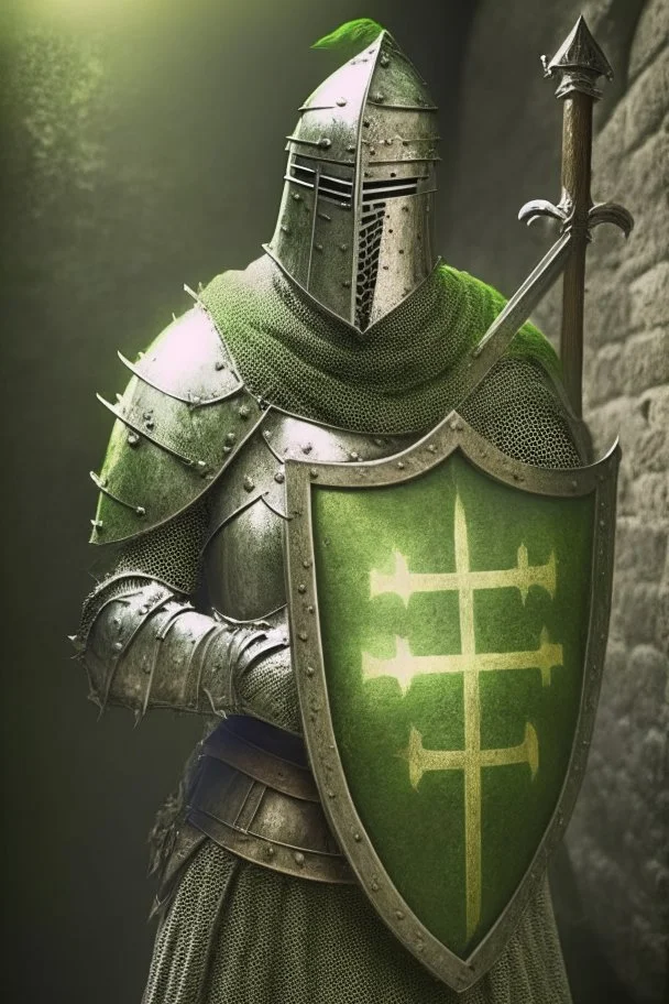 crusader holy light olive green dark medieval TambsTV knight