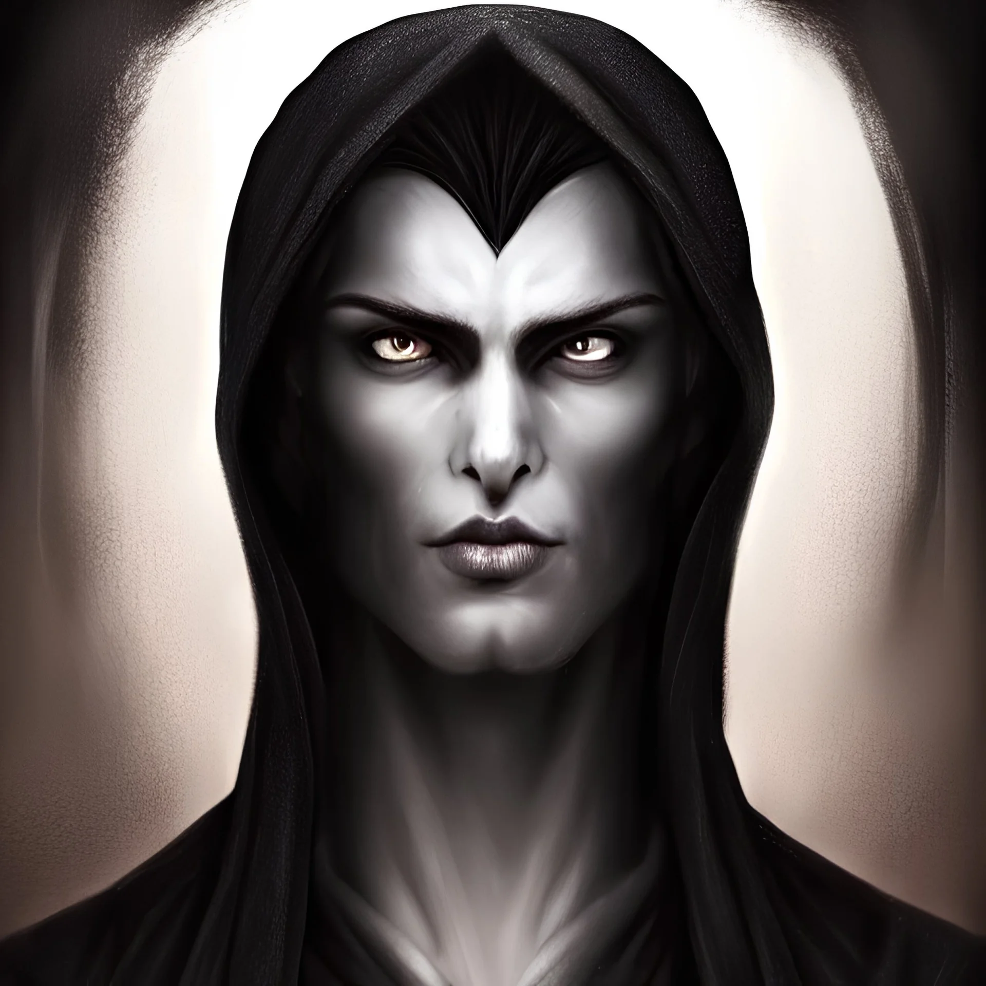 full body and head, realistic face, handsome, serene god of death wearing a black and silver robe, intricately handsome face "in the style of Laura Sava, gothic, deep color, fantastical, intricate detail, splash screen, complementary colors, fantasy concept art, 8k resolution, Unreal Engine 5"