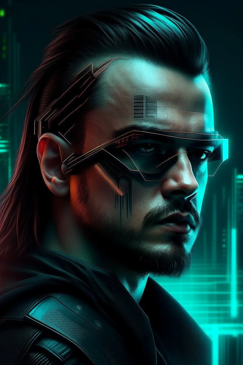 Cyberpunk Leonardo di Caprio