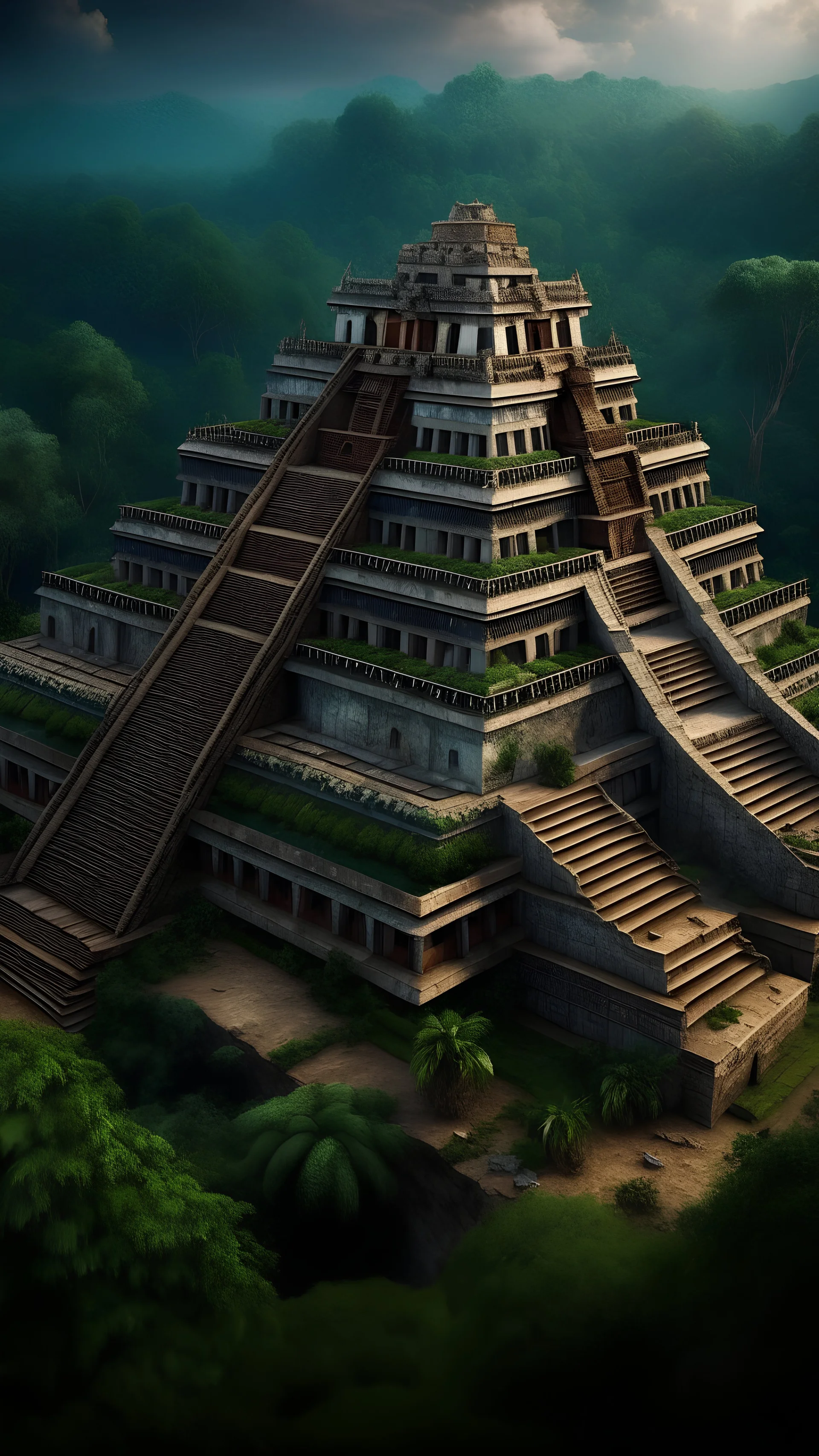 The Collapsed Mayan Ancient Civilization