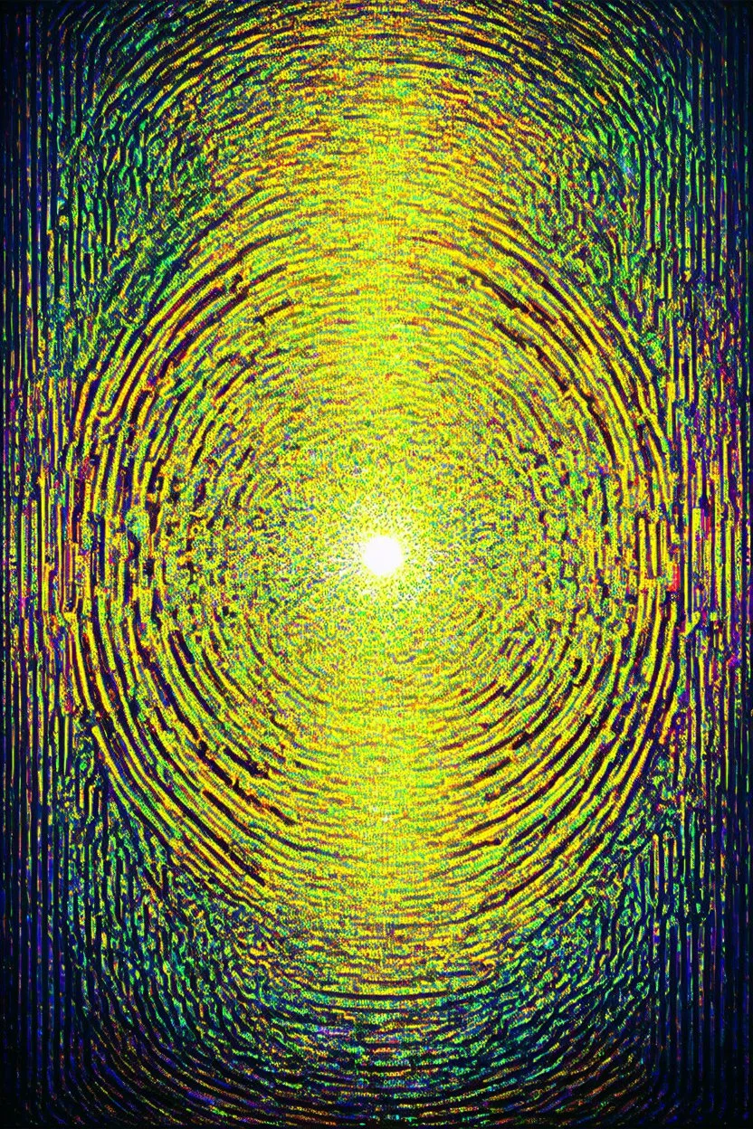For every empath there is a narcissist to complete the circuit; Neo-surrealism; Optical Art; golden hour; iridescent; controversial; supremely detailed; stupendous