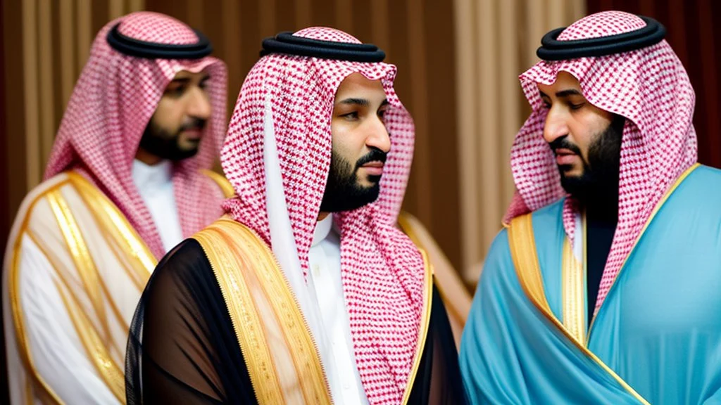 ولي العهد محمد بن سلمان يضرب نفسه