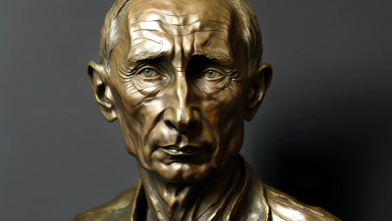 renessance sculptur of putin