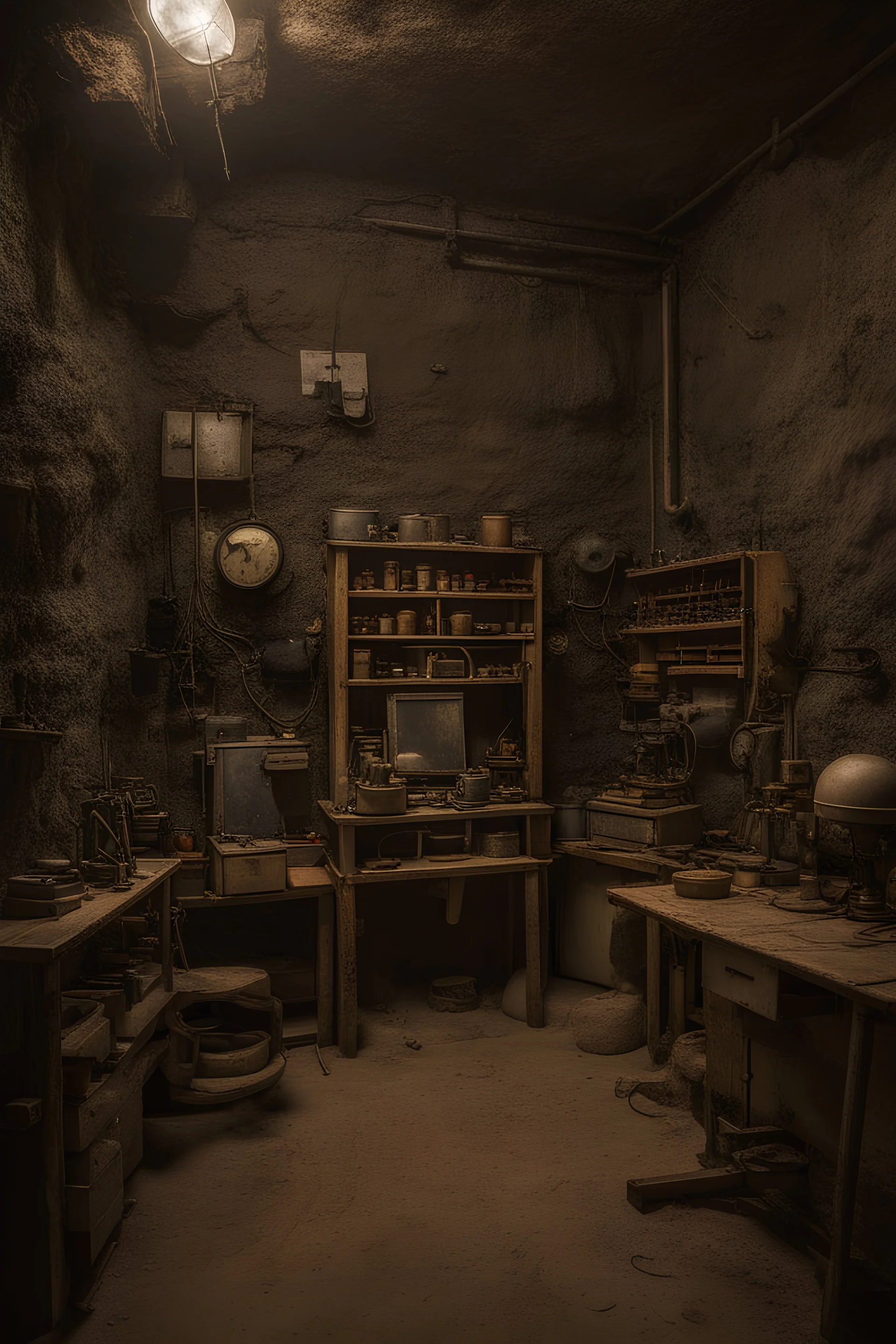 realistic secret laboratory in Siberia