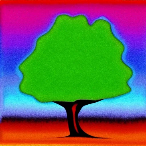 abstract land tree