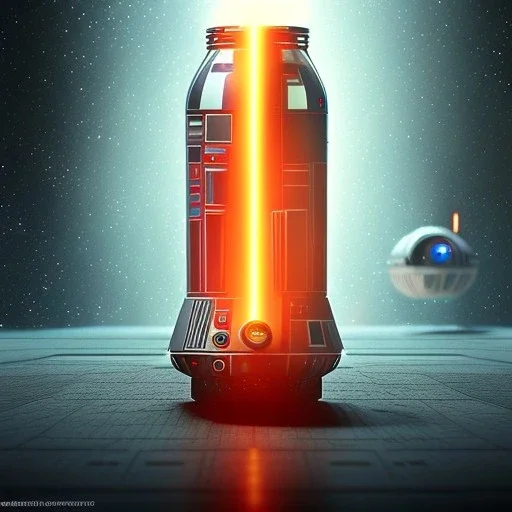 Star wars characters in a bottle floating, super high resolution, professional photograph, in focus, beautiful detail, professional digital art, stunning 4k, volumetric light, Award-winning photograph, photography, tokio background