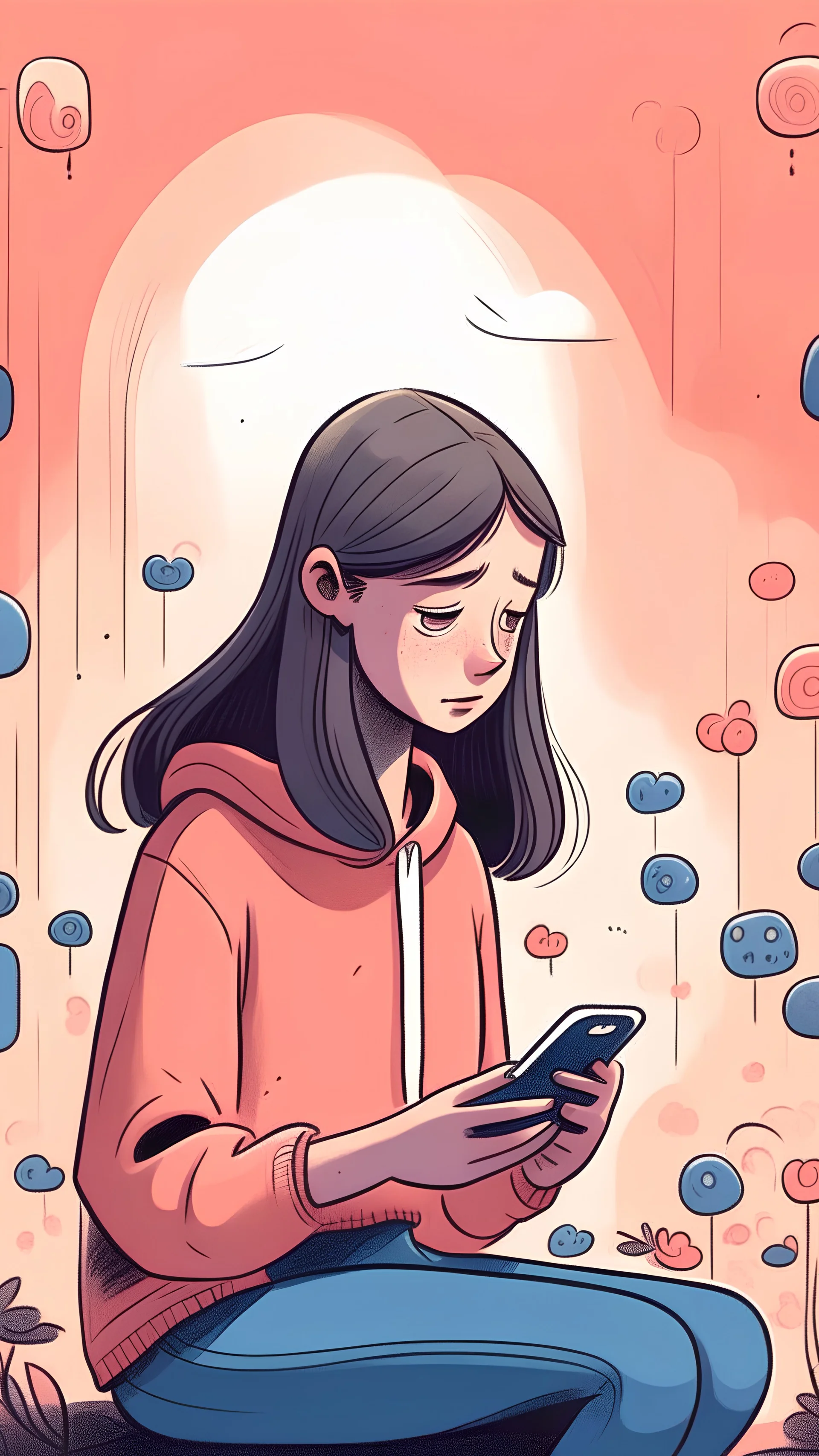 A girl contemplates whether to follow someone on social media, realizing that their paths may never intersect again if she doesn't take the leap, and silently wishes them the best.