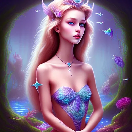 Beautiful princess mermaid