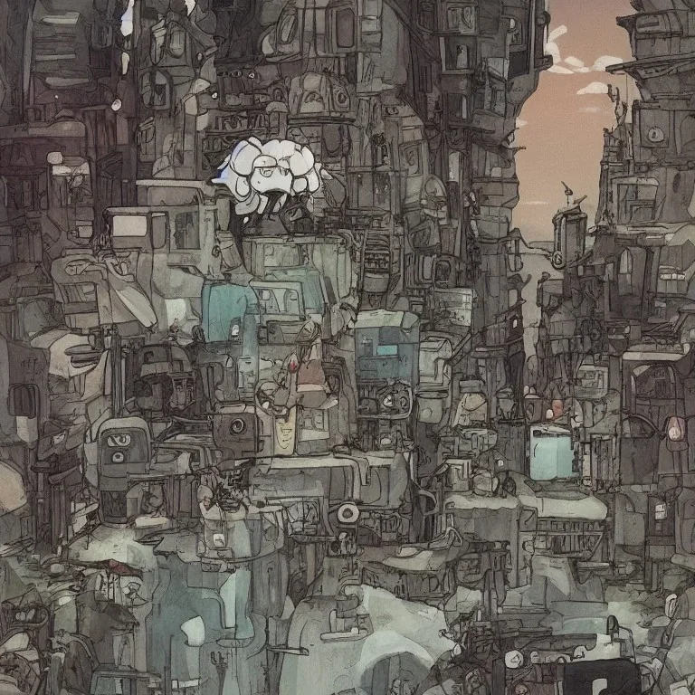 post apocalyptic studio ghibli