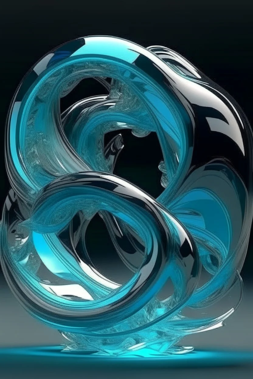 3d render, abstract glass sculpture, waves, levitating, quantum wave tracking --chaos 5 --stylize 350