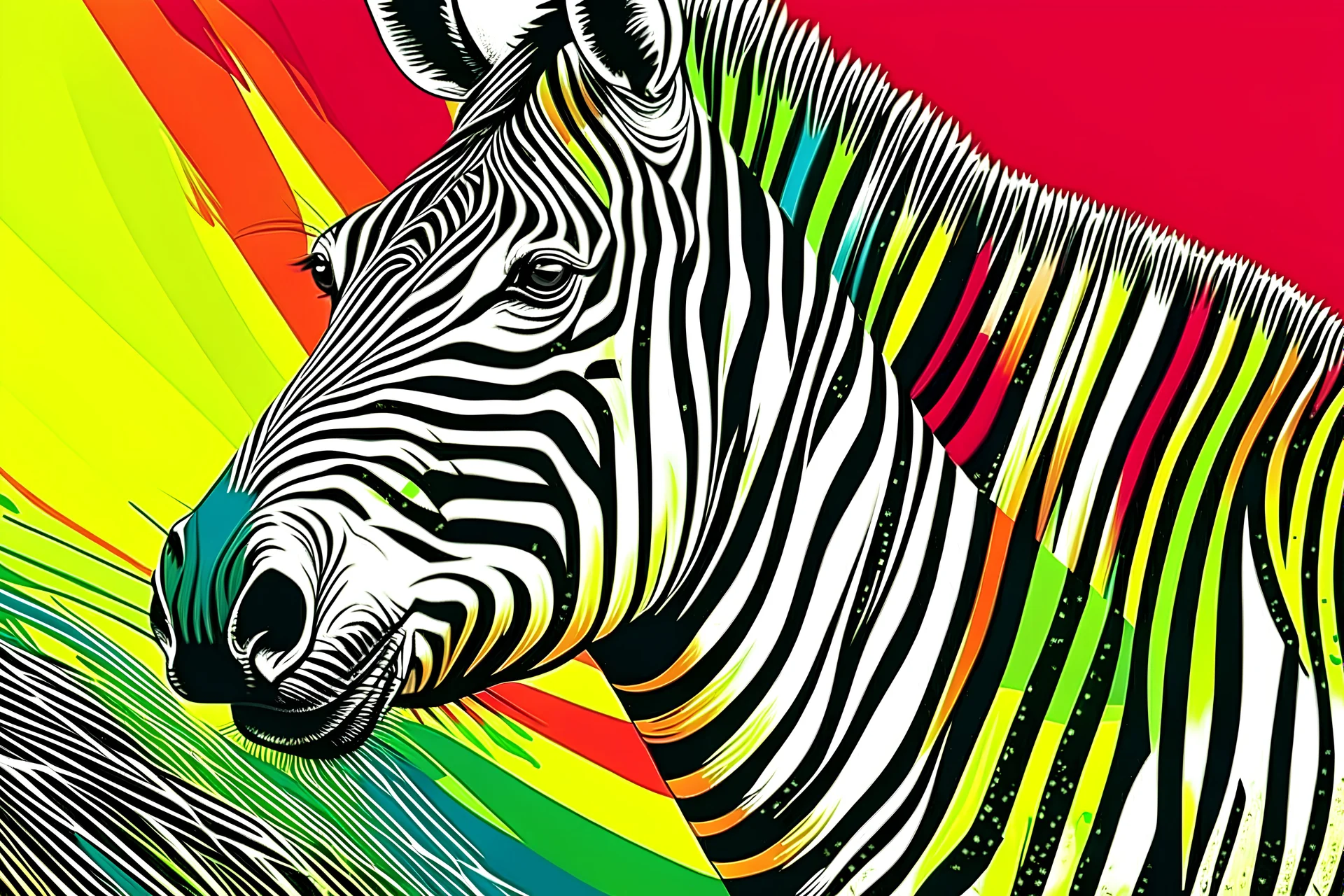 cover book art of zebra wih stuning rich color