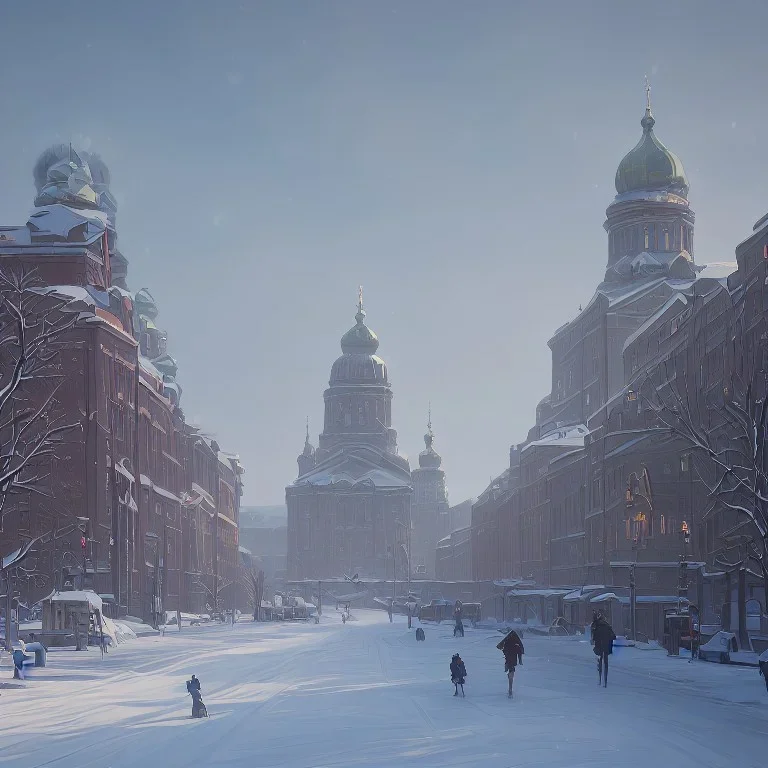 Санкт-Петербург зимой