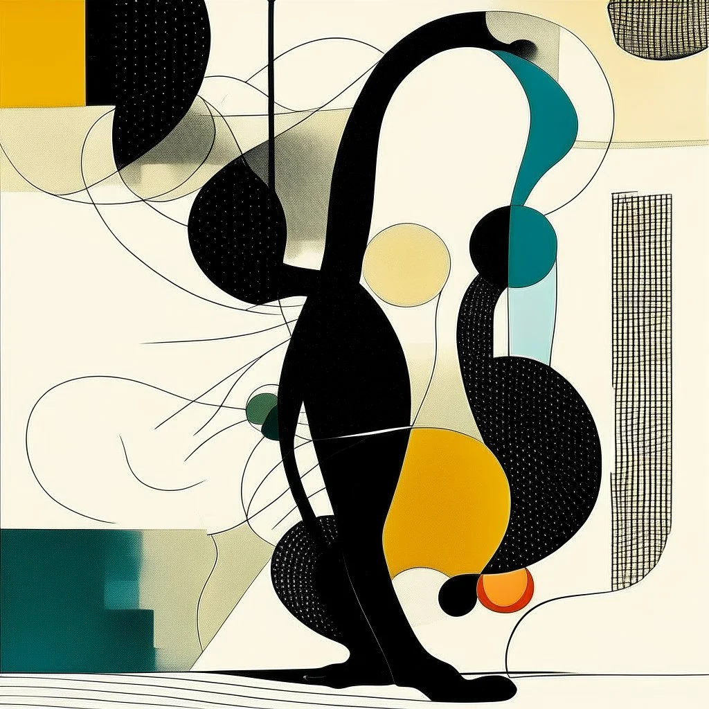 The curse of adverse suggestion, abstract surrealism, by Victor Pasmore and Tracey Adams, mind-bending illustration