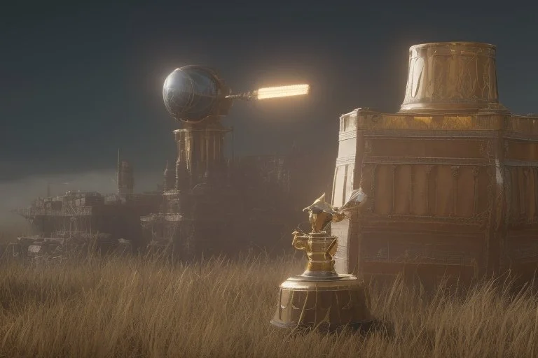 Trophy design creative like character animation