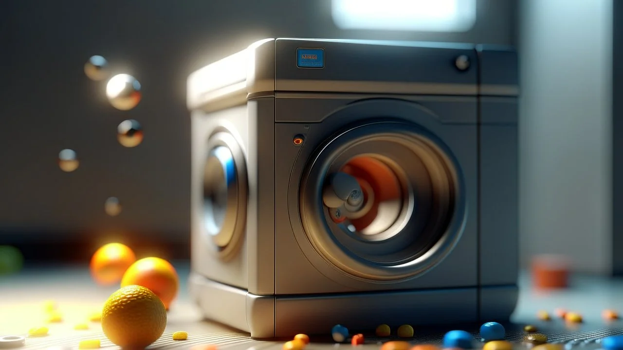 trending on artstation,toys 3d,toy design named Coin spitting washing machine.Dull working by activity in feeding by exchange somthing.free to zoom in,toy design,industrial design,ux design,interior design,product design,game design,octane rendering,unreal engine,Photoshyoot,Shot on 25mm lens,Depth of Field,Tilt Blur,Shutter Speed 1/100t0,F/22,White Balance,32k,Super-Resolution,Pro Photo RGB,Half rear Lighting,Incandtescent,Volumetric,Global Illumination,Screen Space Reflections,Diffraction Grad