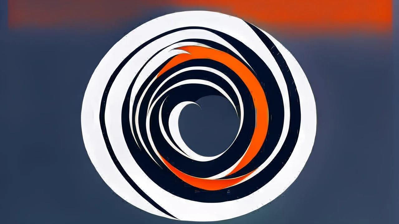 Generate a visually minimalist and memorable logo that embodies the principles of distinctiveness, simplicity, and memorability. Utilize a palette of Dark Blue, Silver Gray, White and Orange. Incorporate elements such as underwater and wave patterns. Ensure the logo reflects a holistic, educational, and therapeutic personality, appealing to a diverse audience.