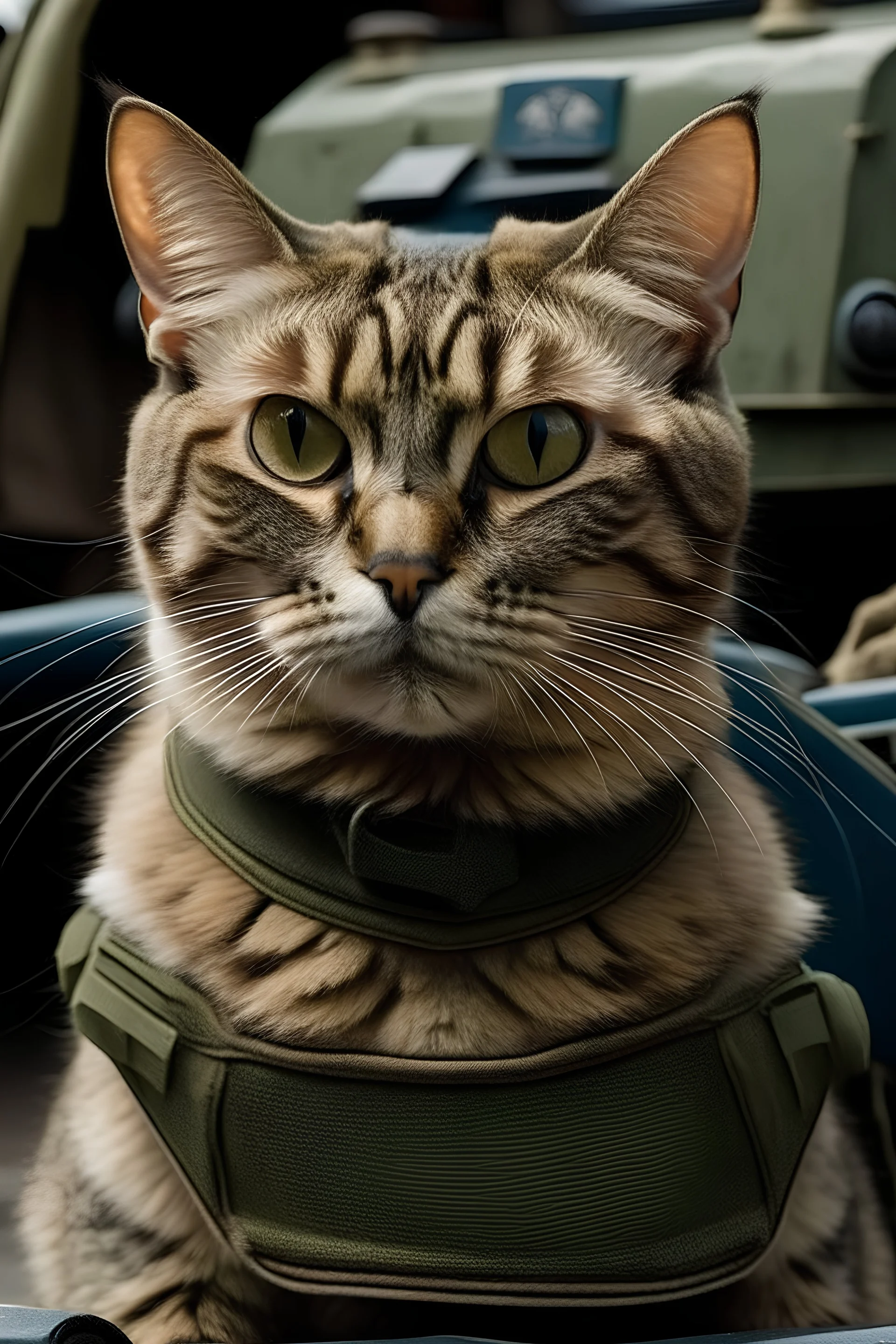 land carrier troops cat face