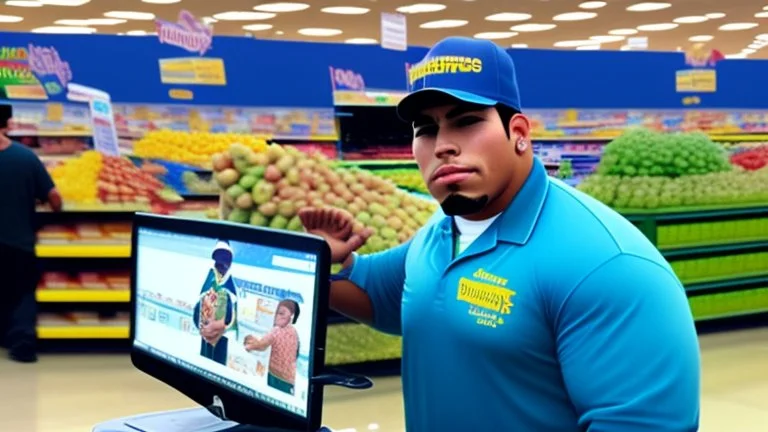 bit boy bobby chavez working at walmart