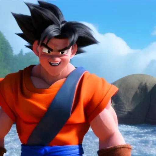 Goku as a real person